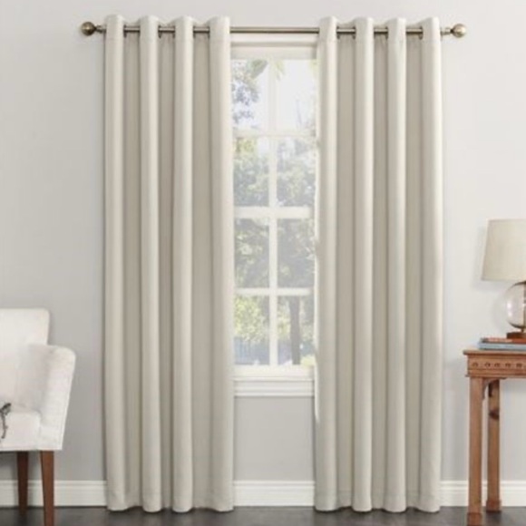Sun Zero Other - Sun Zero Saxon Energy Saving Blackout Grommet Curtain Panel; 2 Panels 54x84”